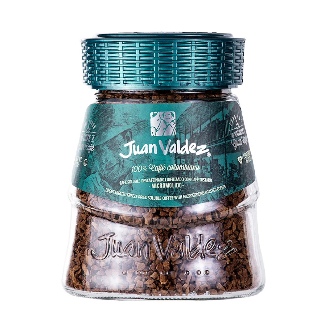DECAF SOLUBLE COFFEE JUAN VALDEZ 95GR