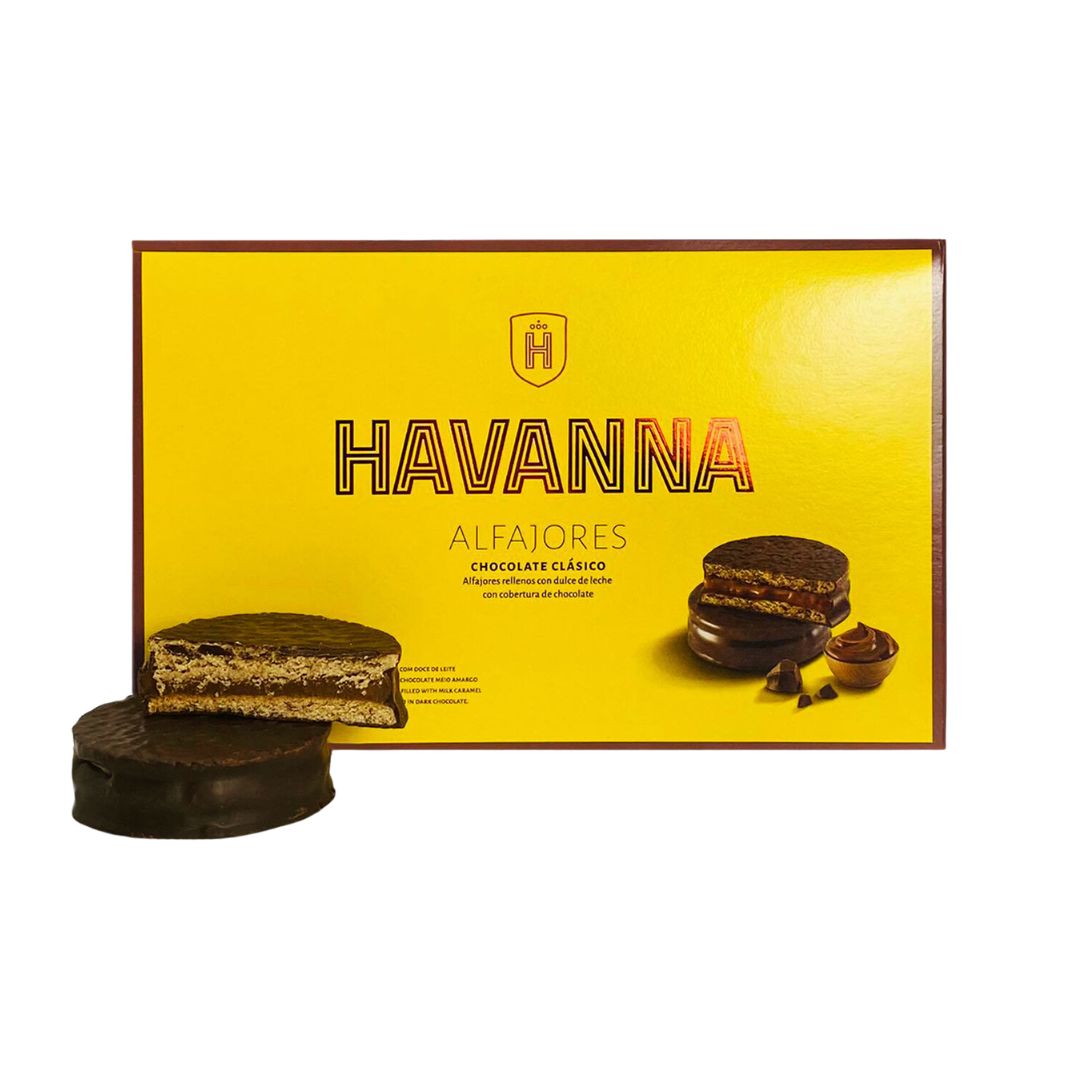 ALFAJORES HAVANNA DULCE DE LECHE & CHOCOLATE NEGRO (BOX OF 6)