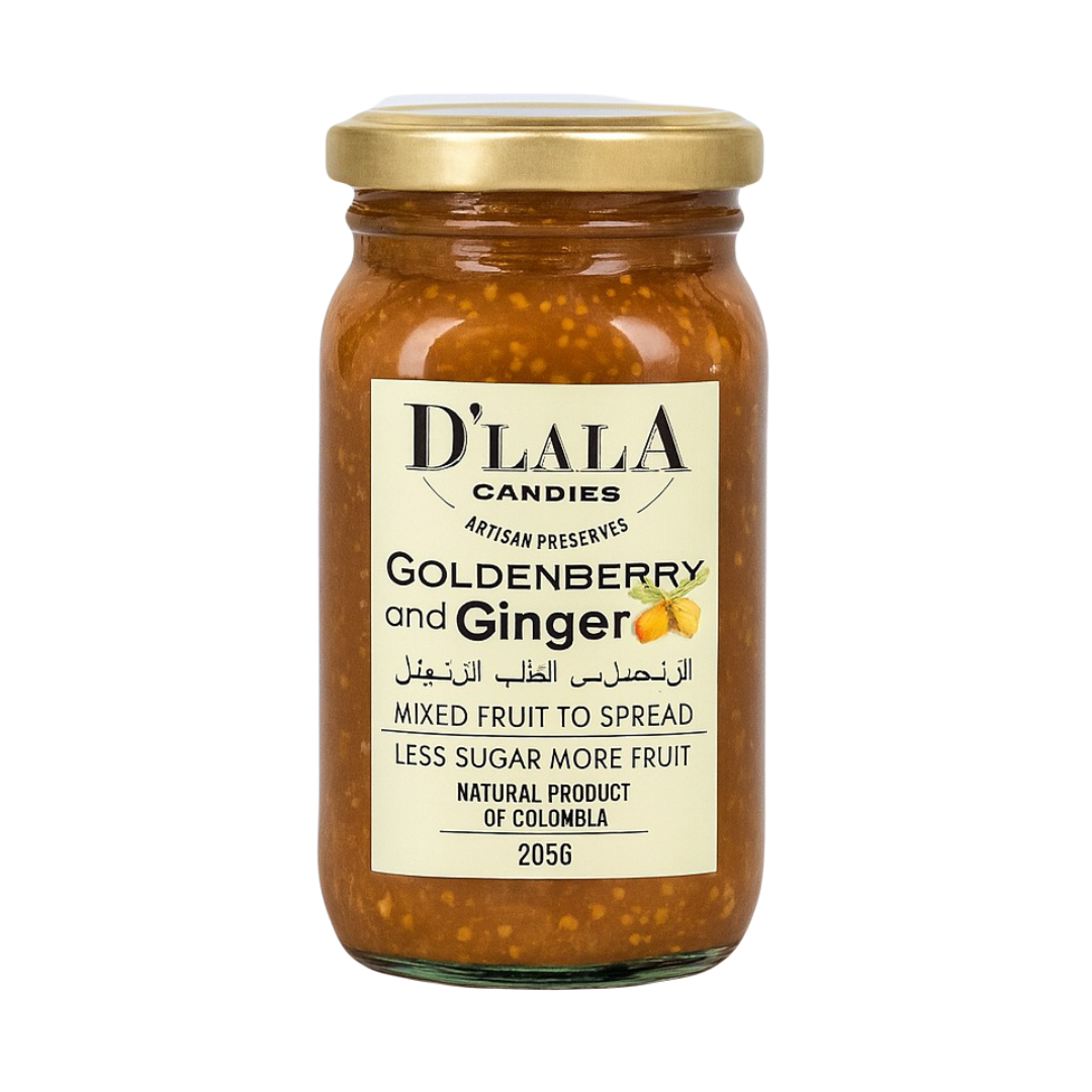 GOLDENBERRY AND GINGER MIXED FRUIT TO SPREAD DLALA 285GR