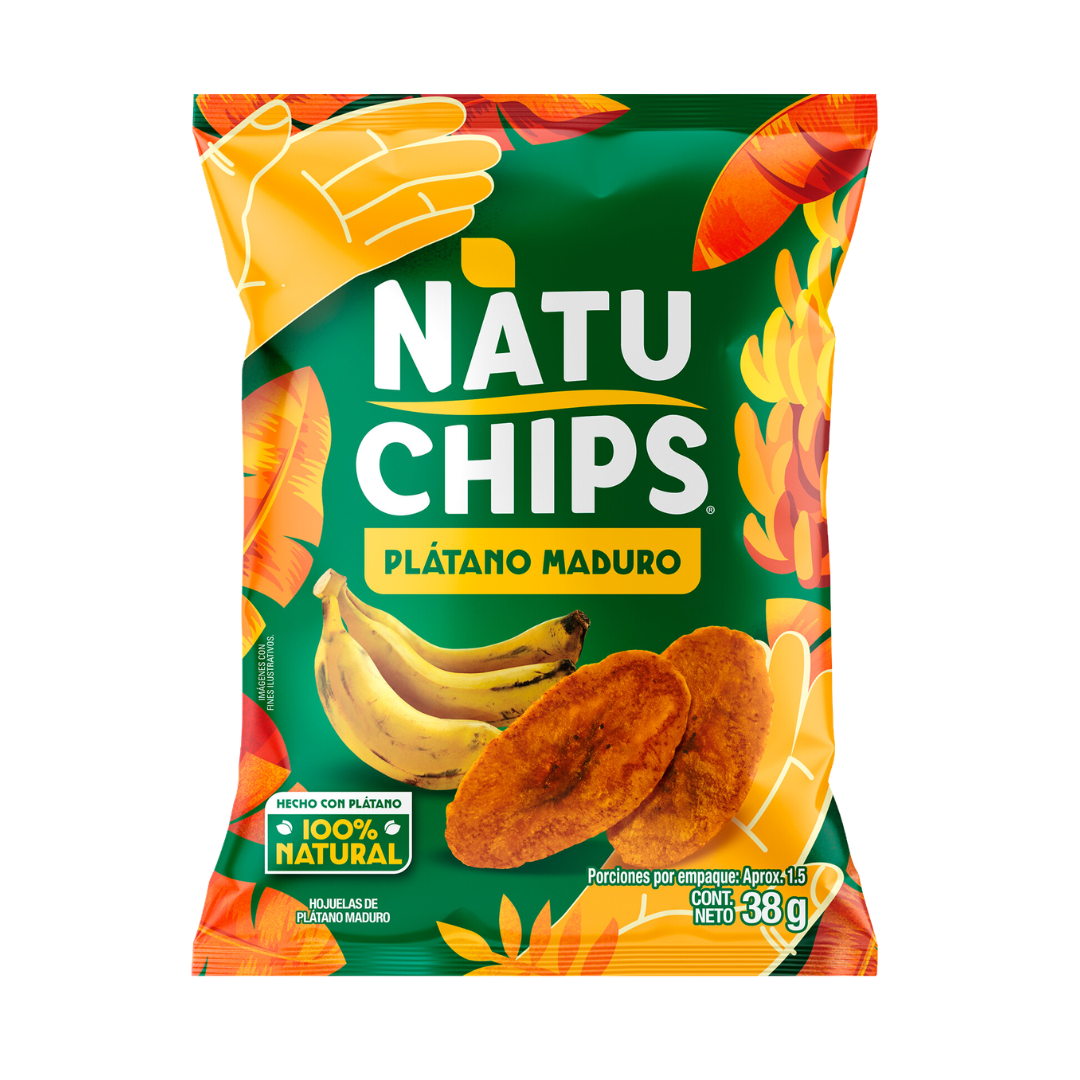 NATUCHIPS RIPE BANANA 38GR