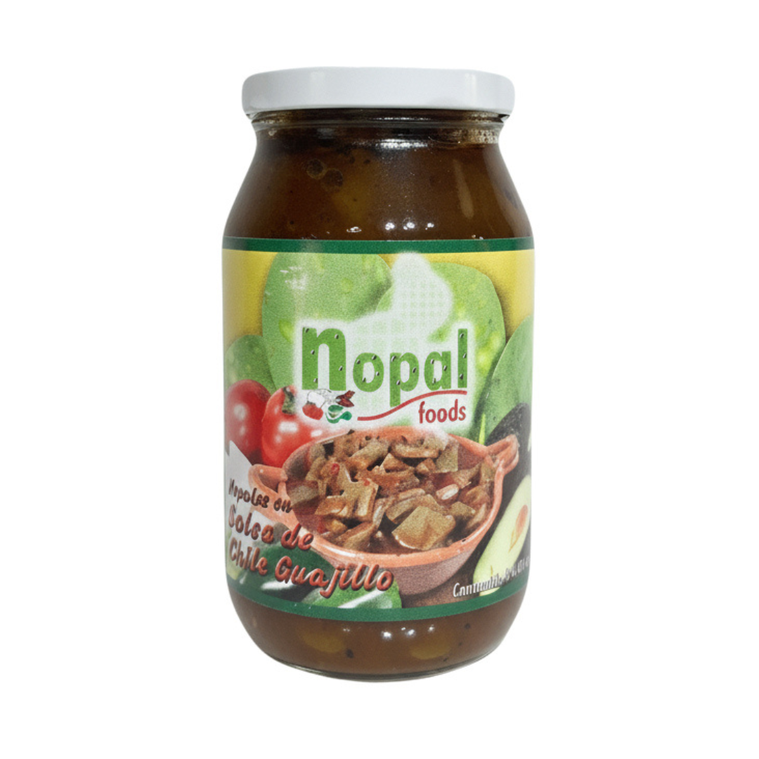 NOPALES EN SALSA GUAJILLO 450GR