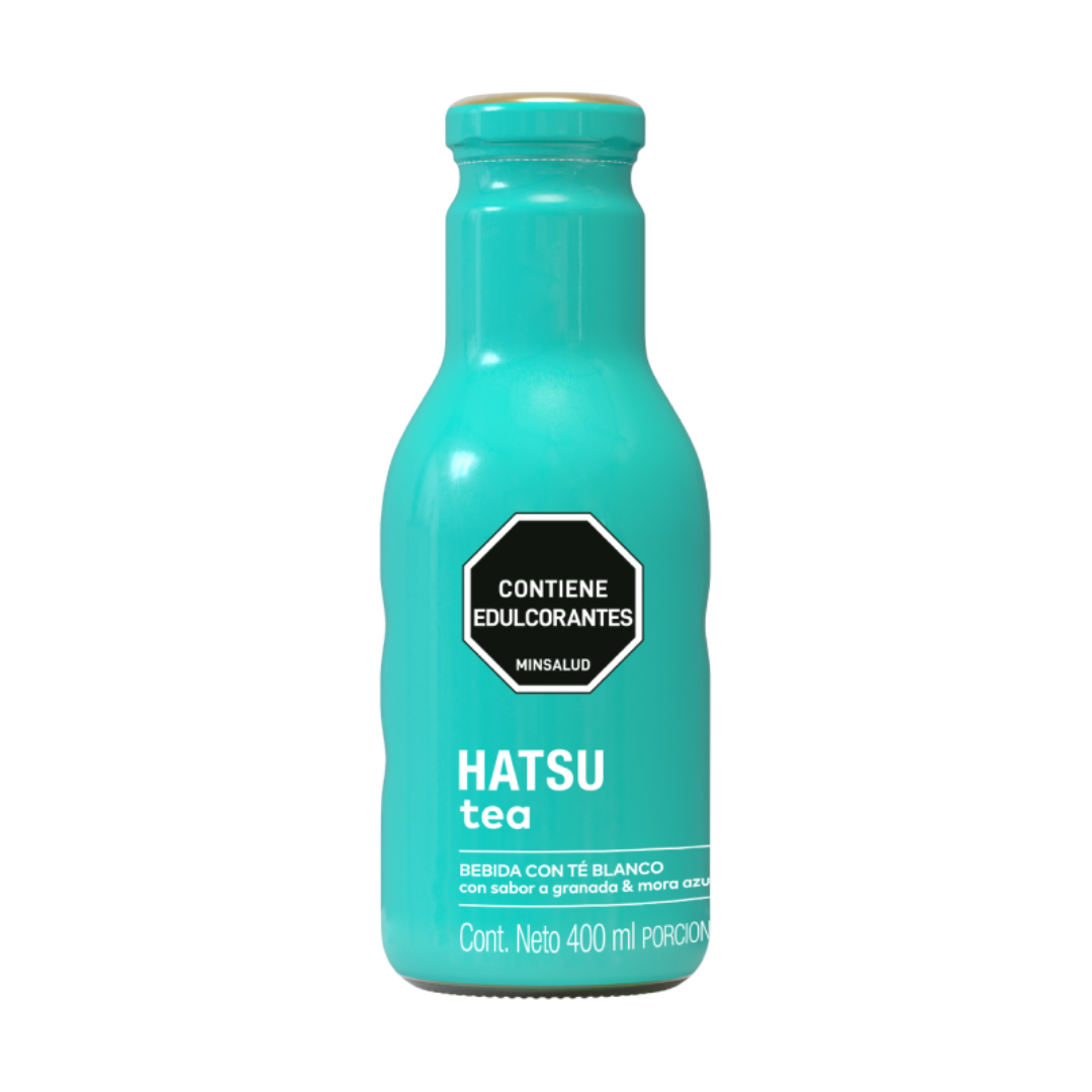 HATSU BLUE TEA POMEGRANATE & BLUEBERRY 400ML