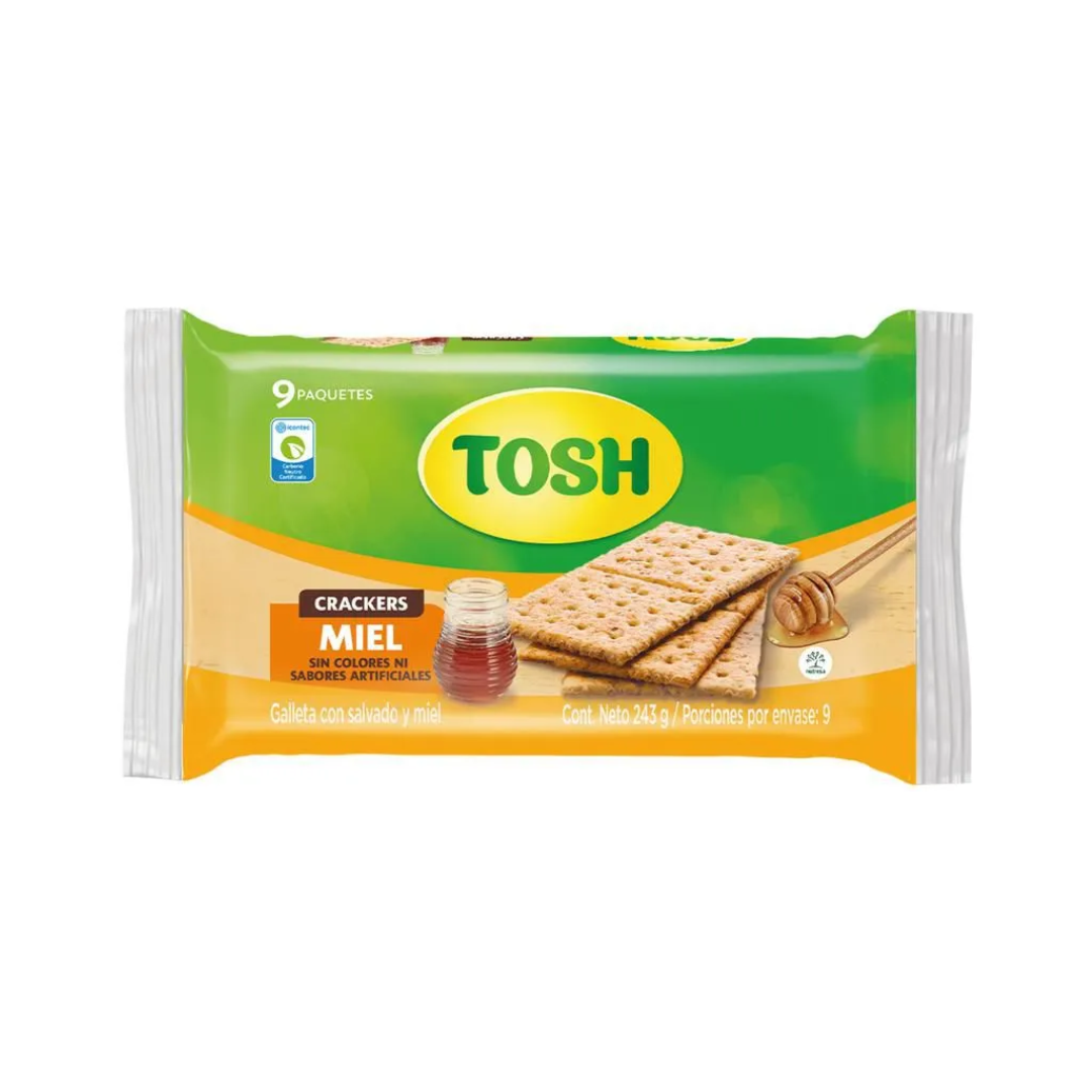 HONEY CRACKERS TOSH 9PC - 26GR