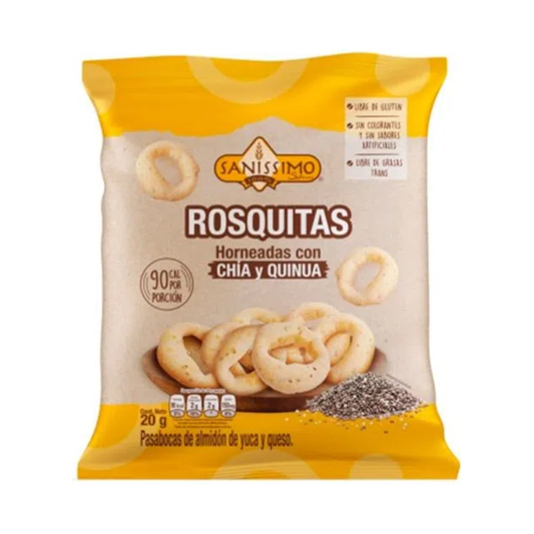CHIA QUINOA DONUTS SANISSIMO 20GR
