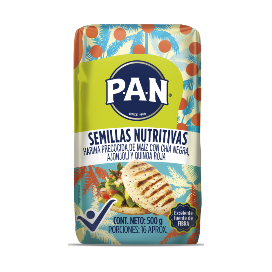 PAN NUTRITIOUS SEED CORN FLOUR 500GR