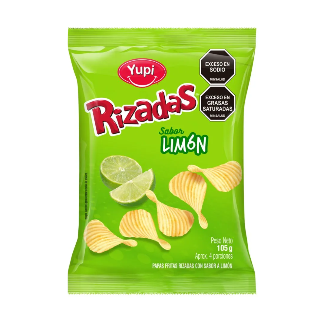 RIZADAS LEMON CHIPS 105GR