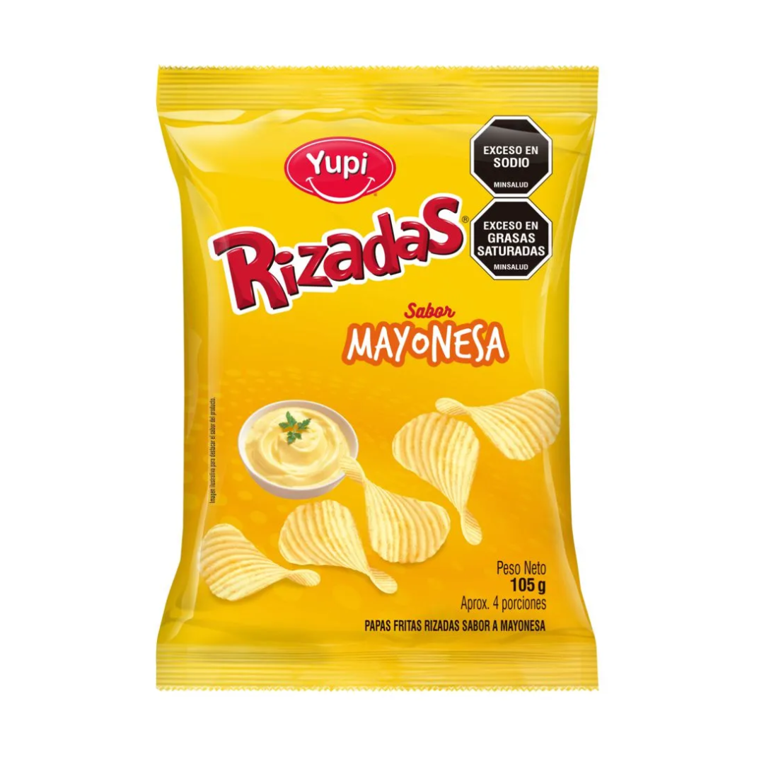 RIZADAS MAYONNAISE CHIPS 105GR