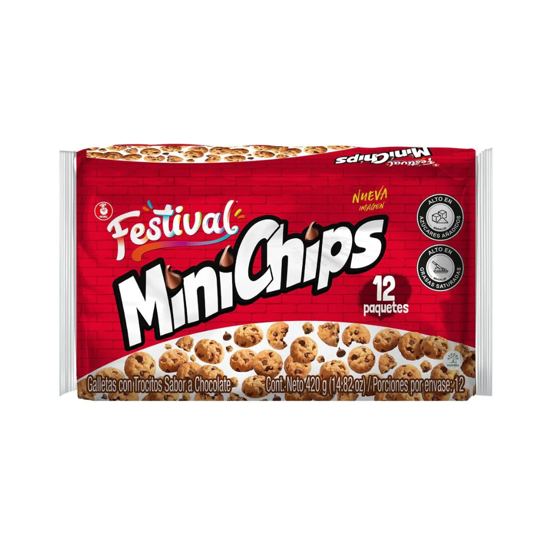 MINICHIPS COOKIES 12PC - 35GR