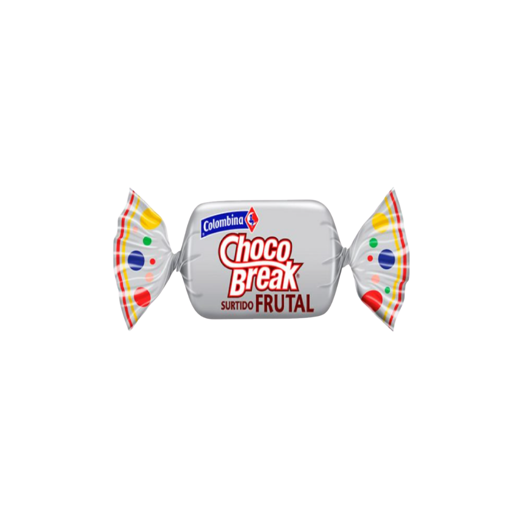 ASSORTED FRUIT FILLED CHOCOLATES CHOCO BREAK 1PC - 5GR