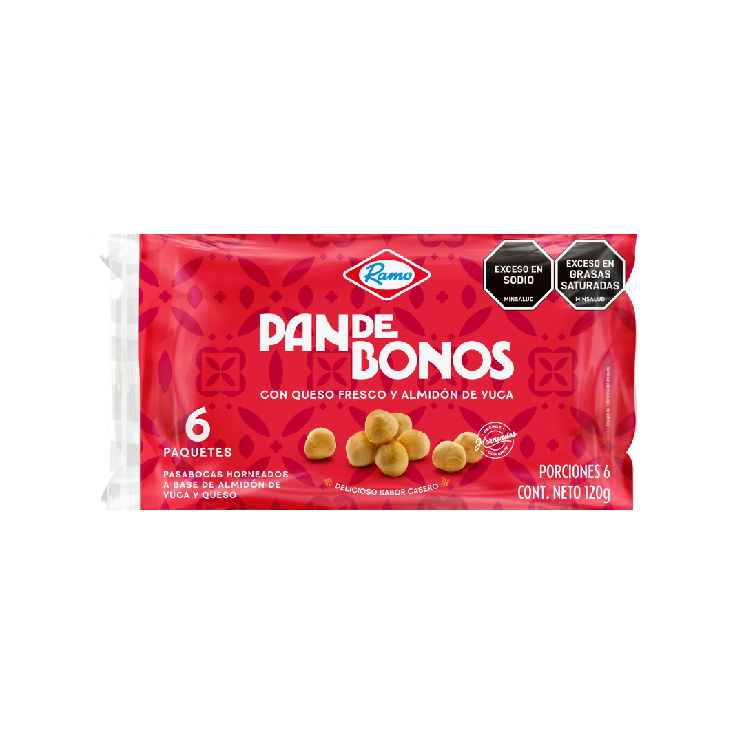 PAN DE BONOS RAMO 6PC - 20GR
