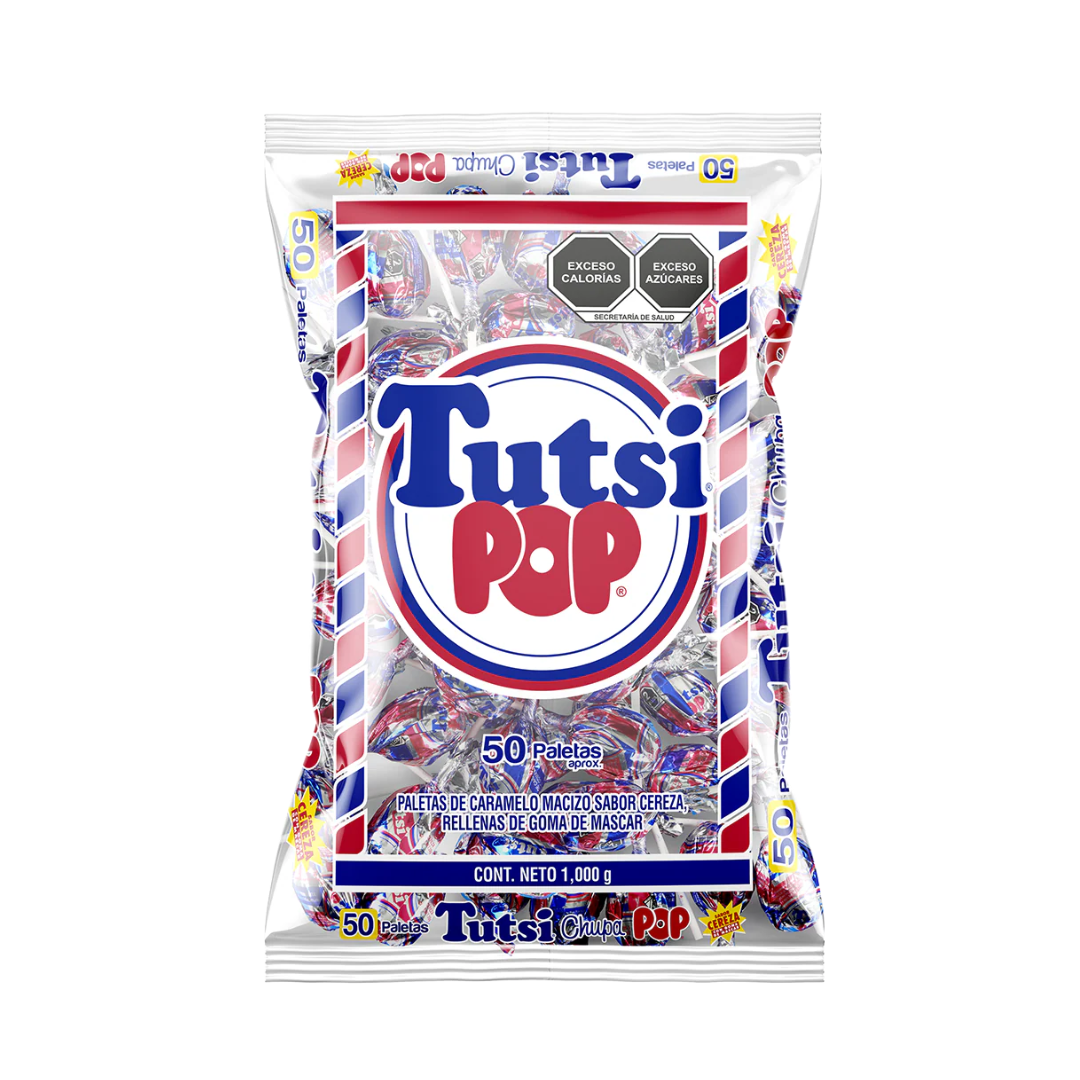 CHERRY POPSICLE TUTSI POP 50PC - 20GR