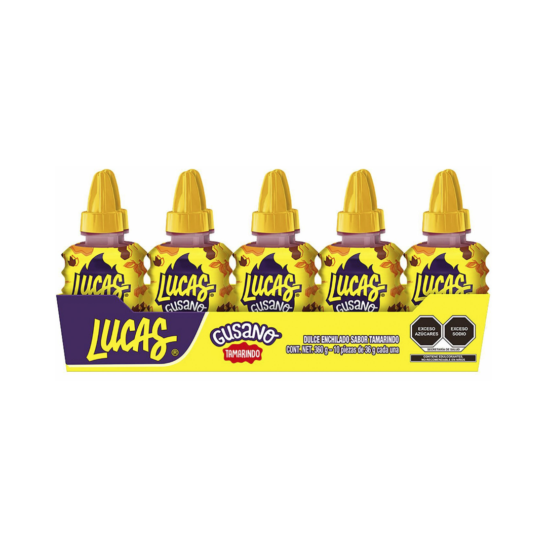 LUCAS GUSANO TAMARIND 10PC - 36GR