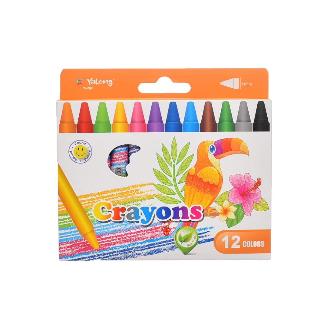 YALONG CRAYONS 12 COLORS 1PC