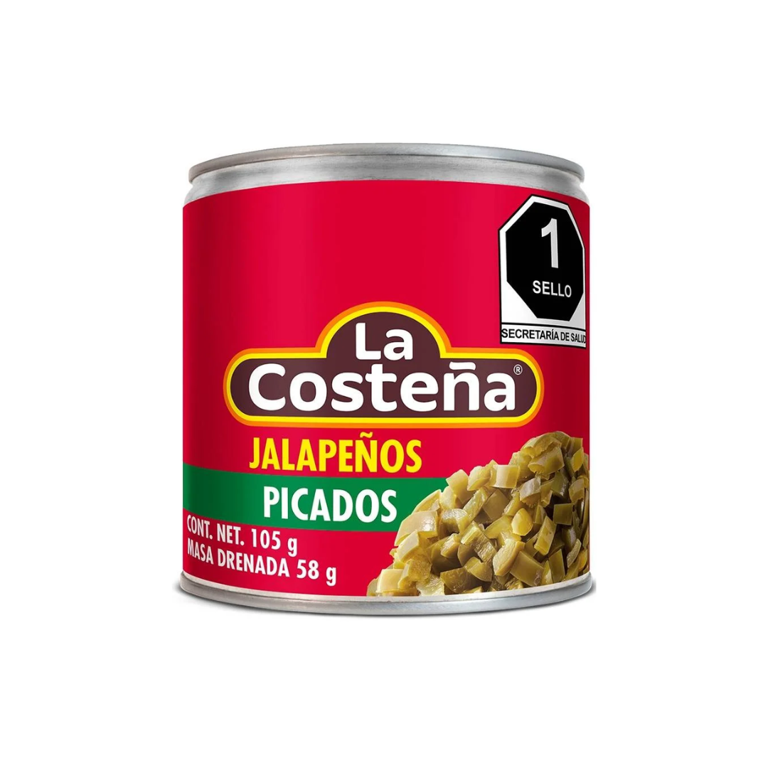 CHOPPED JALAPENOS LA COSTEÑA 105GR