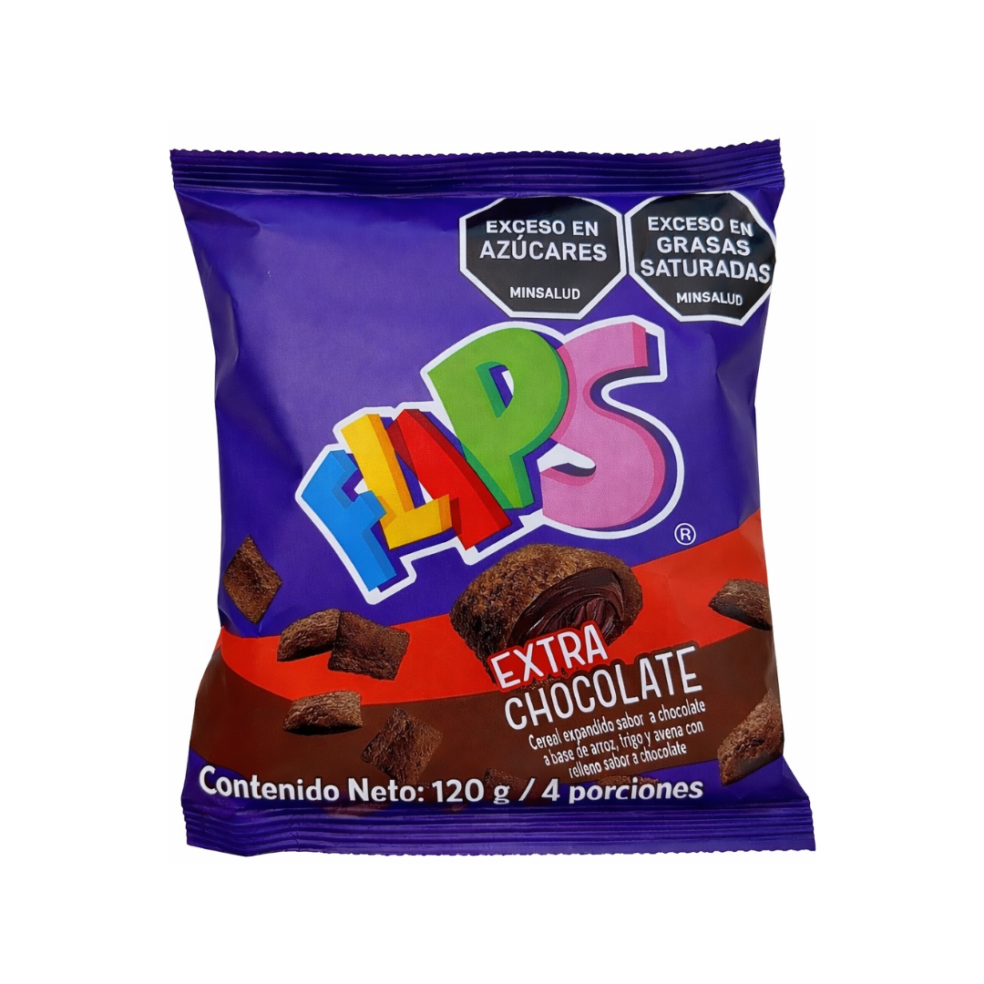 EXTRA CHOCOLATE FLIPS CEREAL 120GR