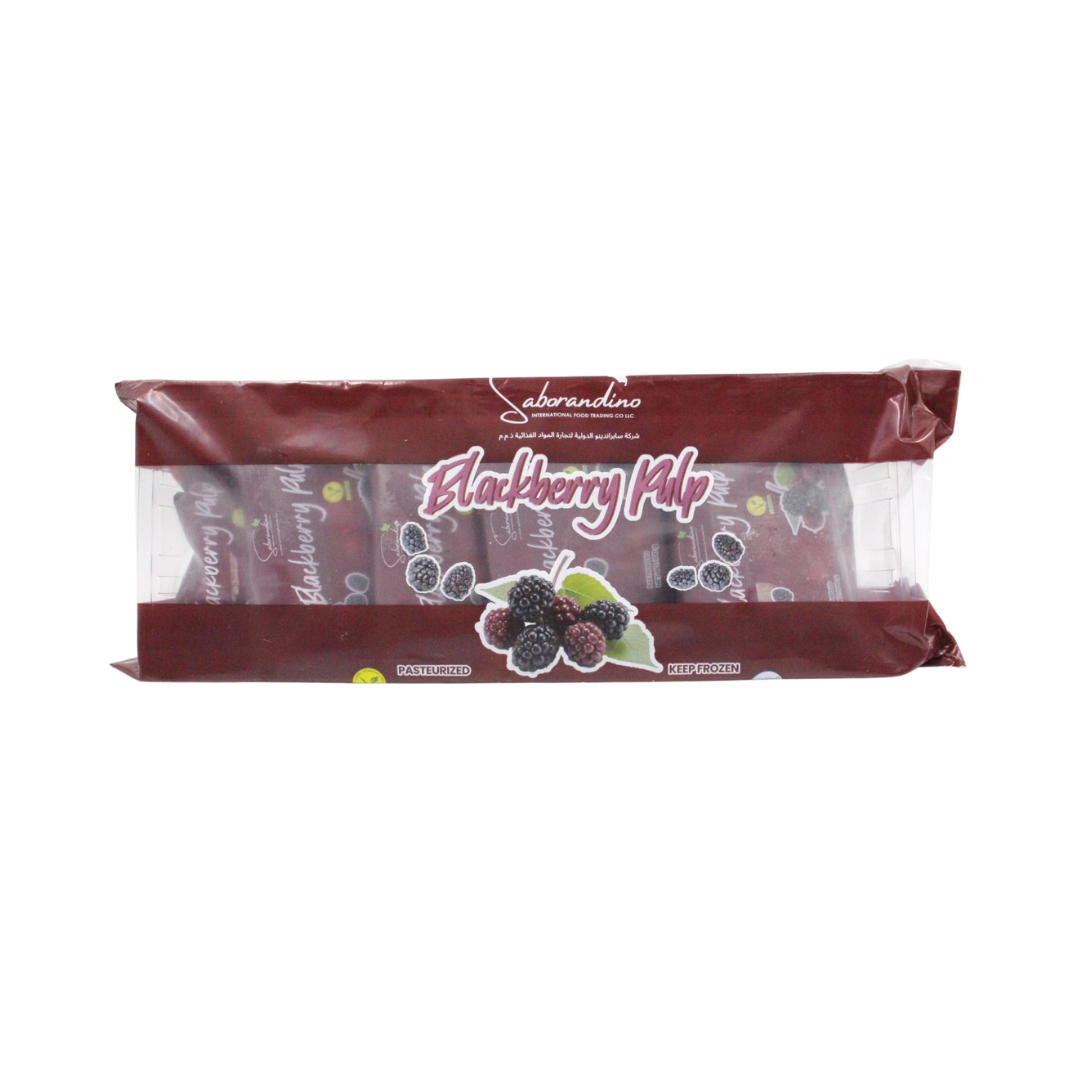 FROZEN BLACKBERRY PULP POUCH 100GR - 10PC