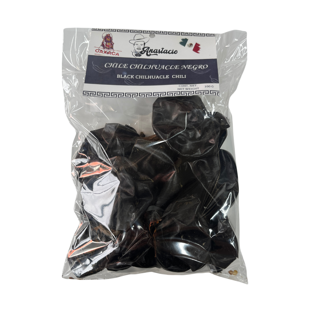 DRY CHILI BLACK CHILHUACLE 100GR