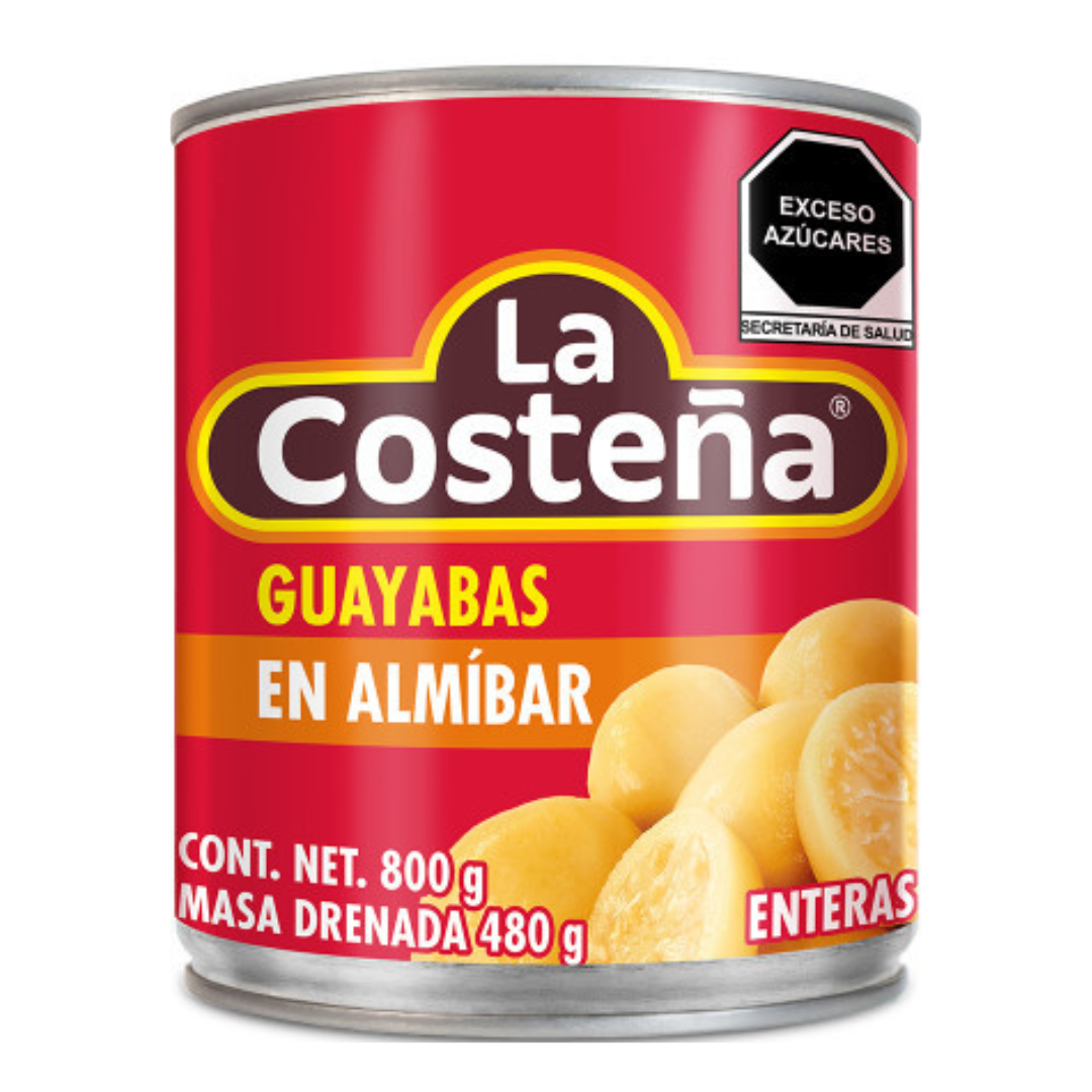 GUAVAS IN SYRUP LA COSTEÑA 800GR