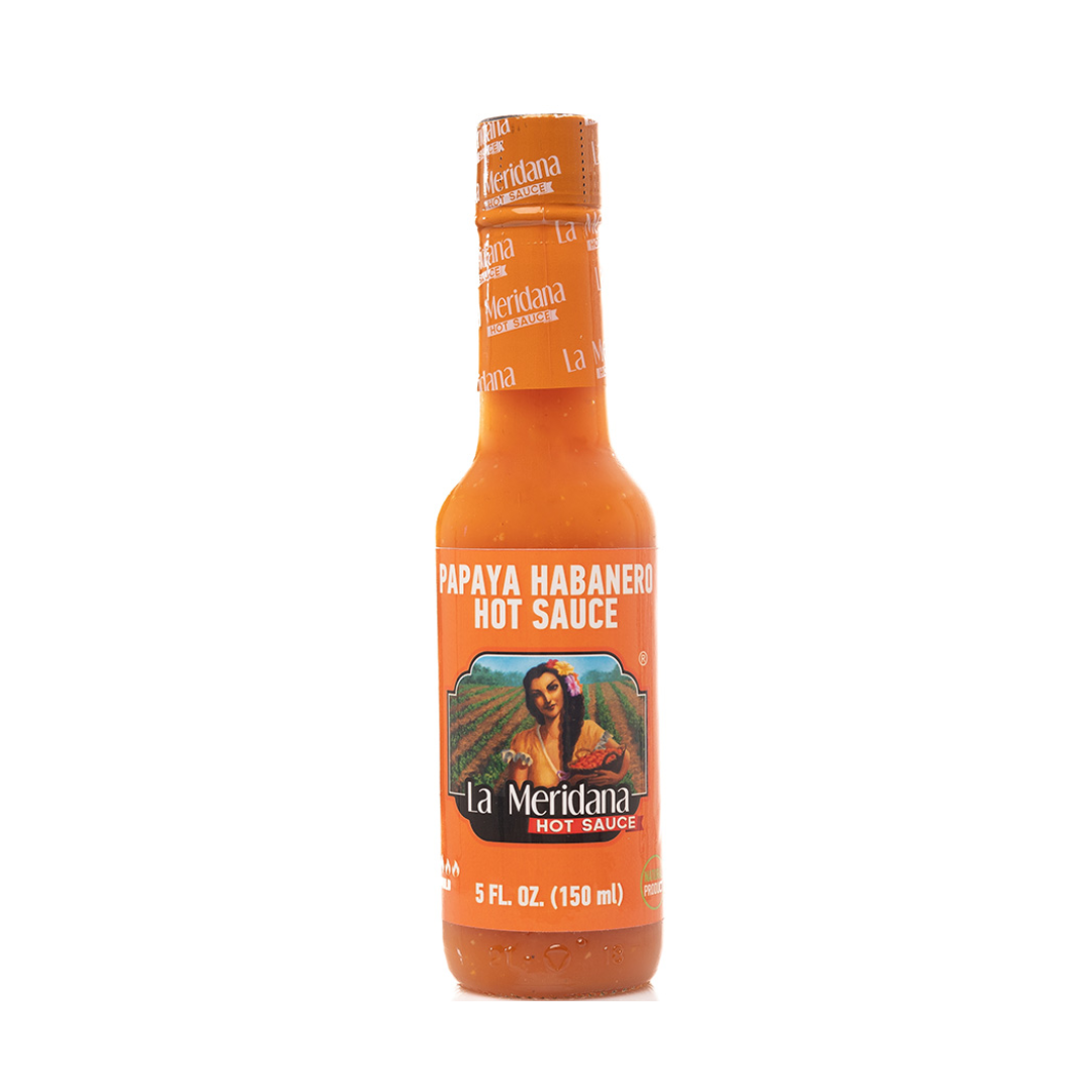 HABANERO PAPAYA SAUCE LA MERIDANA 150ML