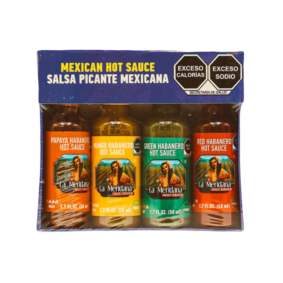 HABANERO SAUCE LA MERIDANA 4PC - 50ML