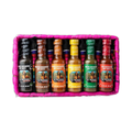 HOT SAUCE HANDWOVEN BASKET SET LA MERIDANA 6PC - 50ML