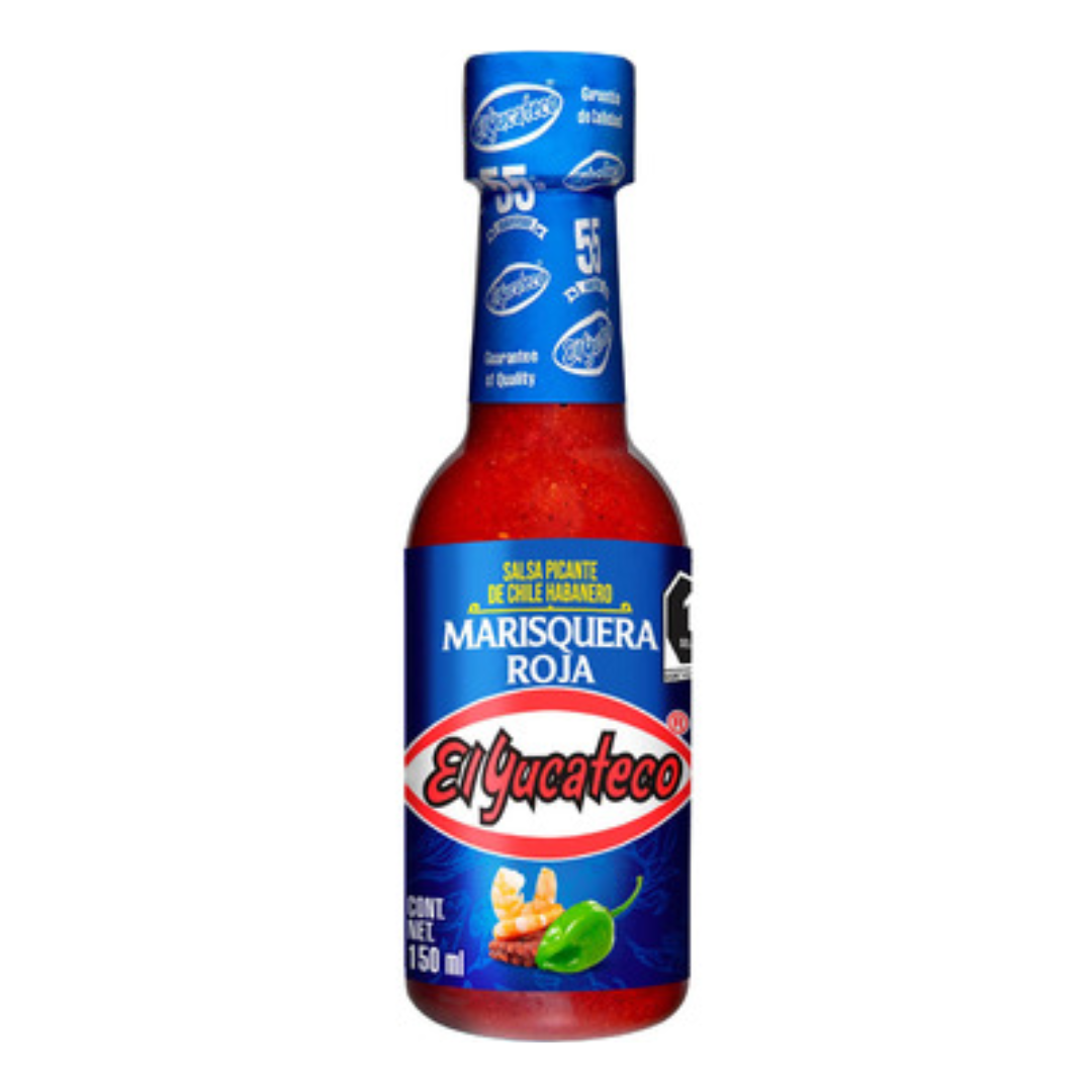 RED SEAFOOD HABANERO SAUCE EL YUCATECO 120ML
