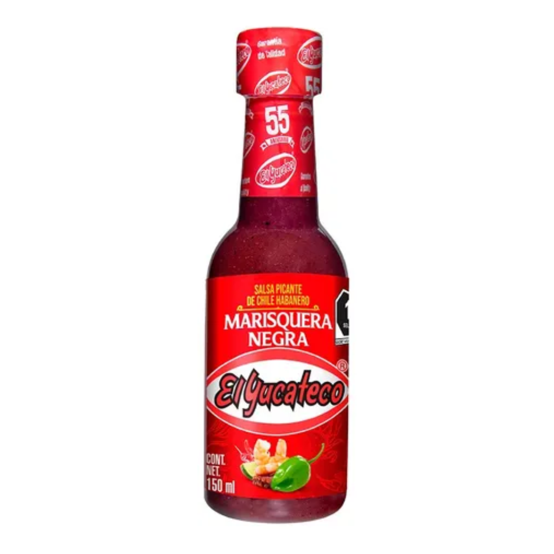 BLACK SEAFOOD SAUCE EL YUCATECO 150ML