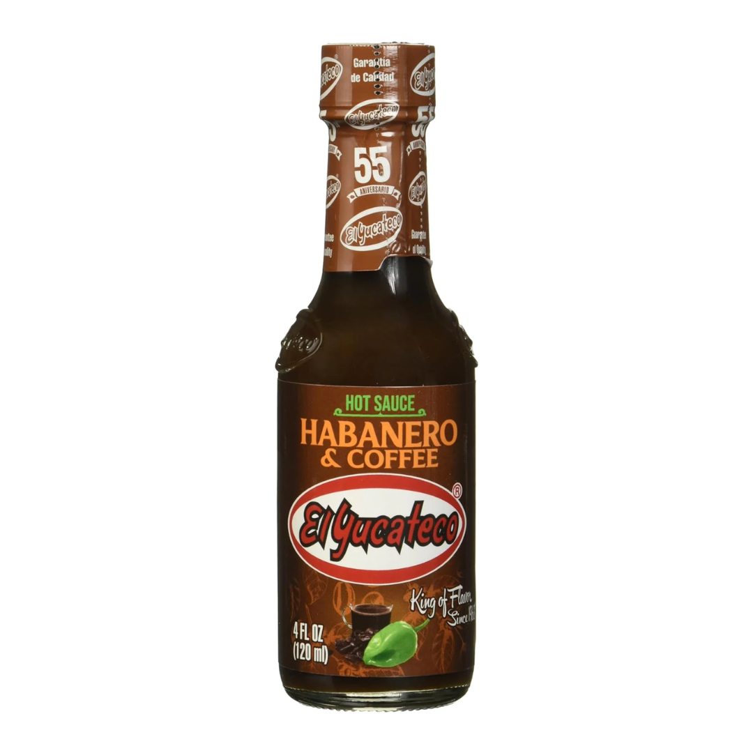COFFEE HABANERO SAUCE EL YUCATECO 120ML
