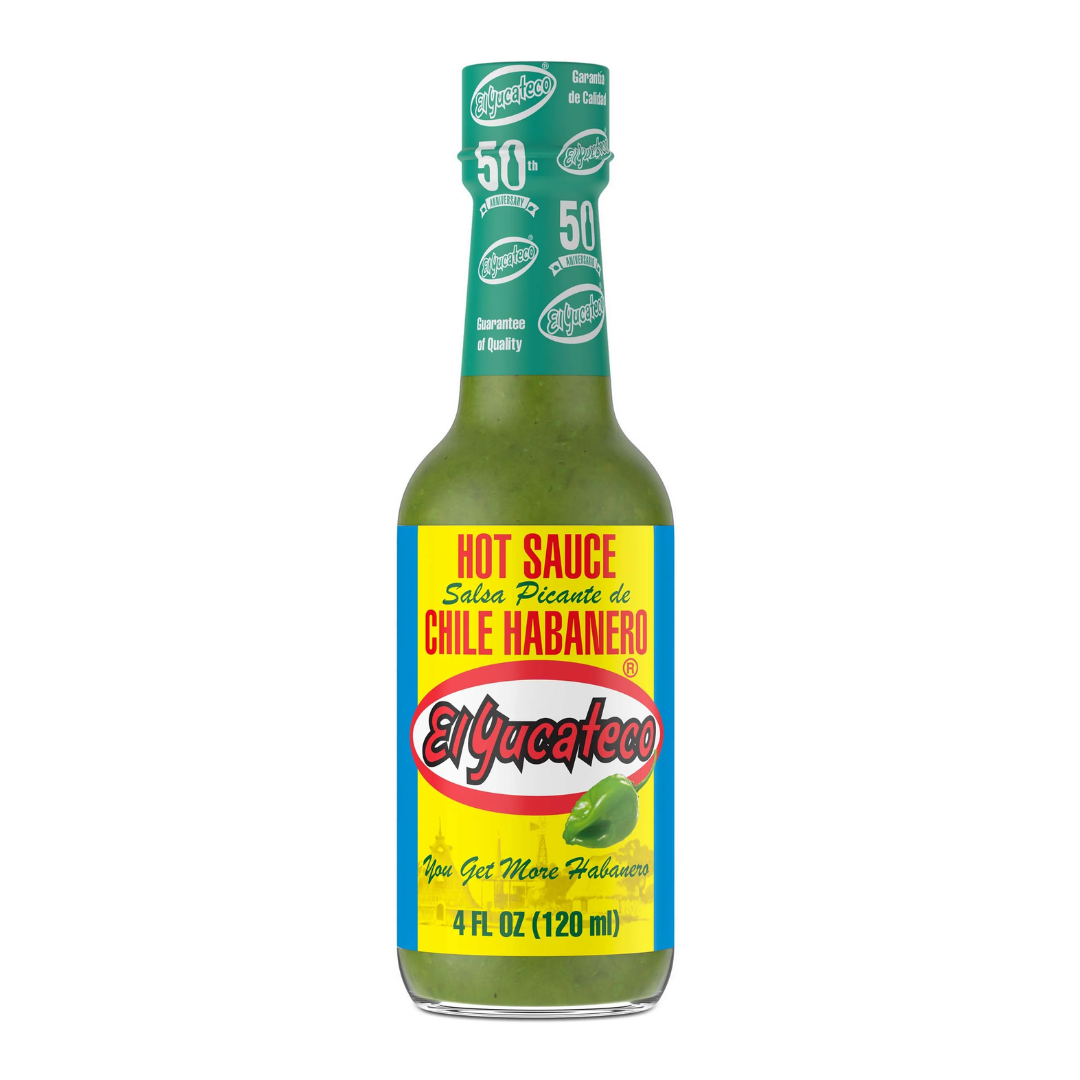 GREEN HABANERO SAUCE EL YUCATECO 120ML