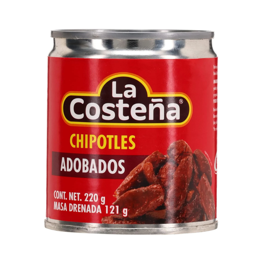CHIPOTLES IN ADOBO SAUCE LA COSTEÑA 220GR