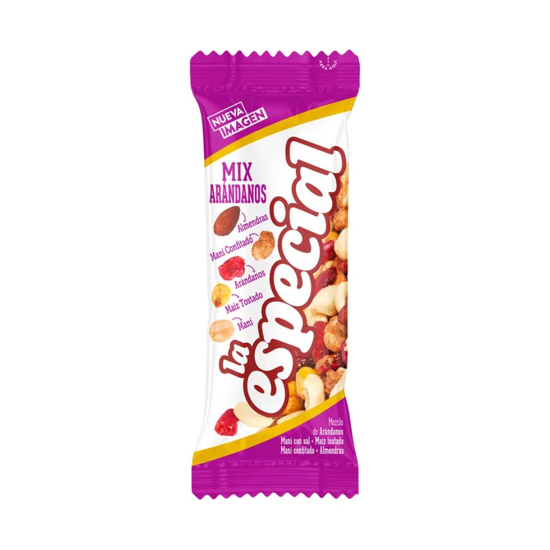 PEANUT BLUEBERRIES MIX LA ESPECIAL 40GR