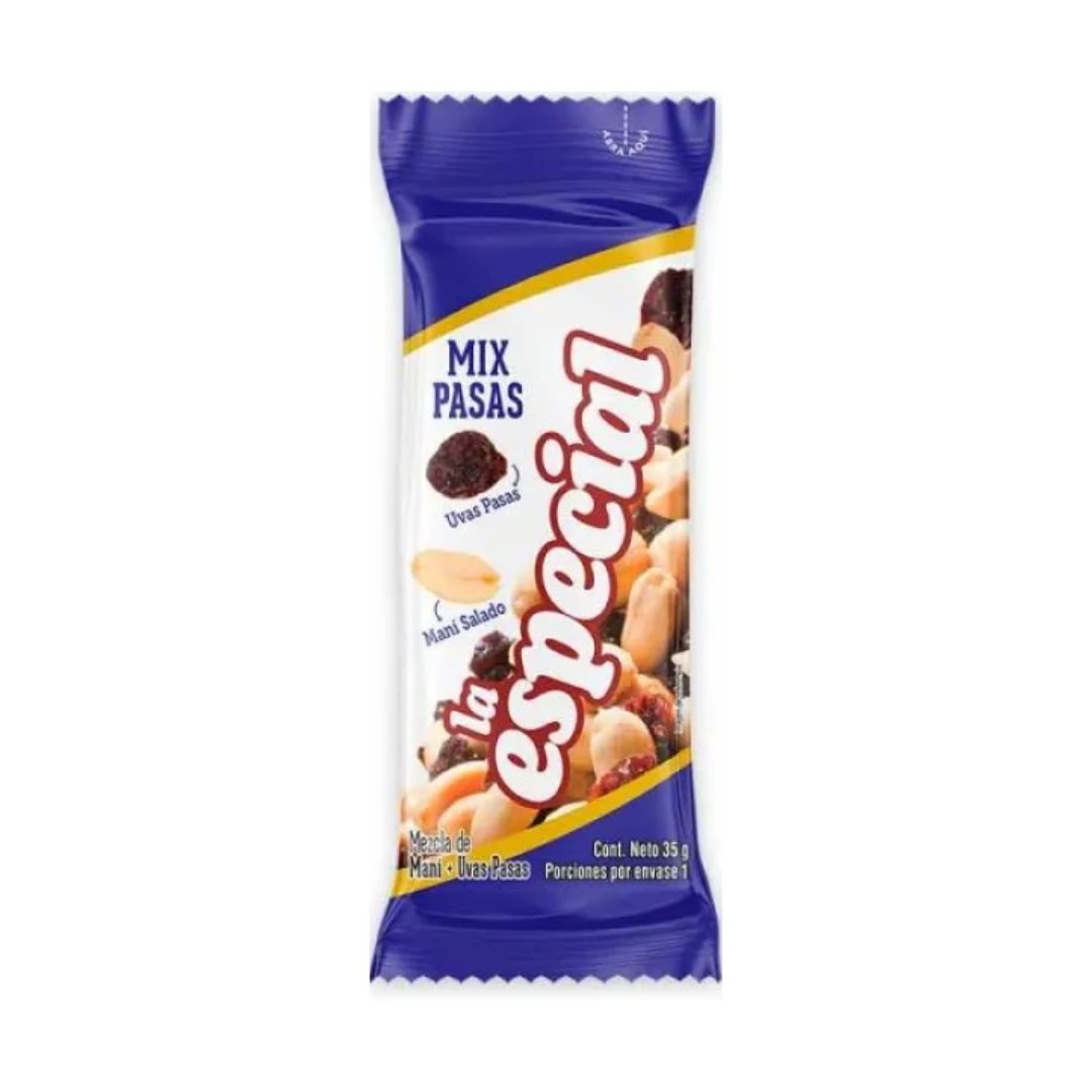 PEANUT RAISIN MIX LA ESPECIAL 35GR